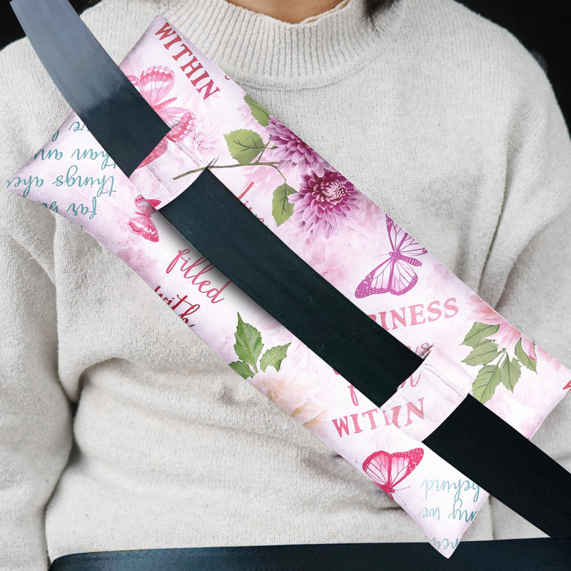 Mastectomy Pillow, Post Heart Surgery Seatbelt Pillow Csection Pillow Port Pillows for Chemo Patients Seatbelt Hysterectomy Pillow for Car, Pacemaker Protector Breast Cancer Seat Belt Gifts for Women Purple Green