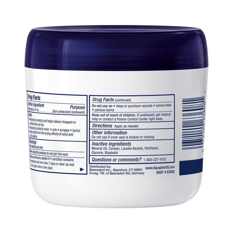Aquaphor Advanced Therapy Healing Ointment Skin Protectant, 14 OZ | Clinically Proven Skin Protectant Moisturizer for Cracked, Irritated or Dry Skin Relief, Dye and Fragrance Free