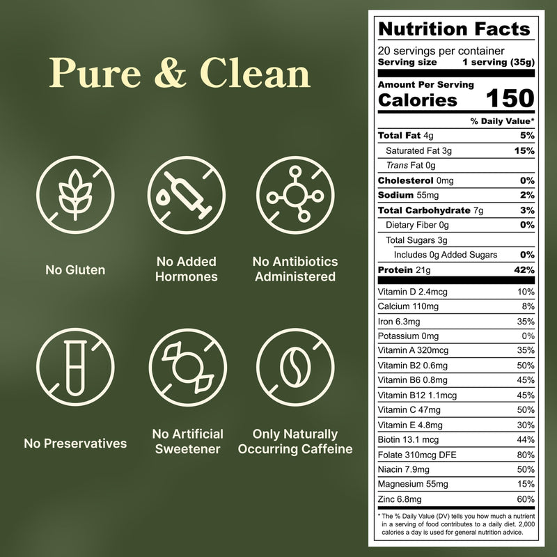 Japanese Matcha Latte Protein Powder | All-in-One Beauty Shake | Collagen, Probiotics & MCT Oil | Supports Hair, Skin & Nails | 10 Vitamins & 4 Minerals | Meal Replacement | 20 Servings | Allie Beauty Protein Japanese Matcha Latte