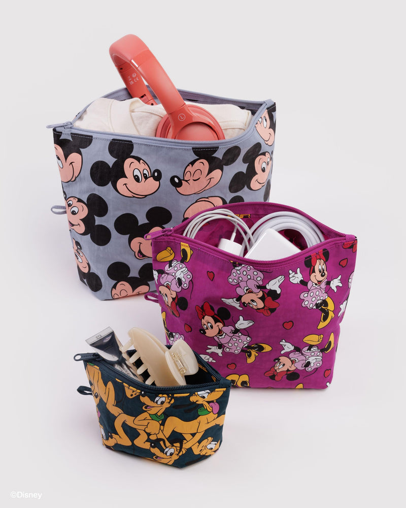 BAGGU Go Pouch Set Mickey, Minnie, & Pluto
