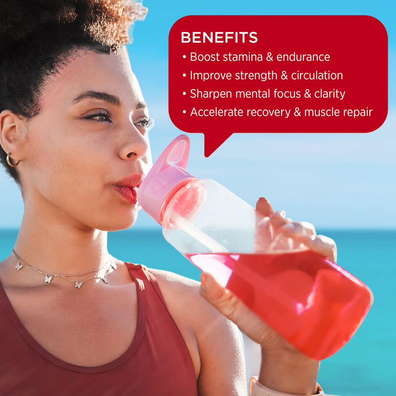 Beet Root Powder Drink Mix Packets with Spinach, Arugula, Celery, Watermelon Juice, Pomegranate Juice, Vitamin C, Vitamin B Complex, Nitric Oxide Support for Men & Women, 30 Drink Mix Packets Powder Stick
