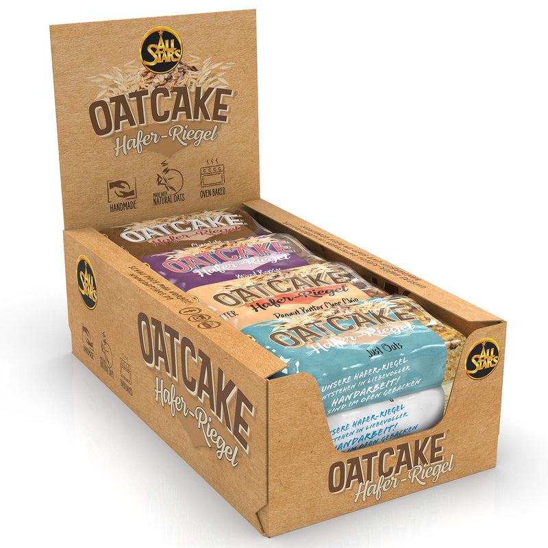 [Australia] - All Stars Oatcake oat bar mix box I 12 energy bars 80g each I protein bar with oat flakes & high-quality carbohydrates I sweet muesli bar super filling 