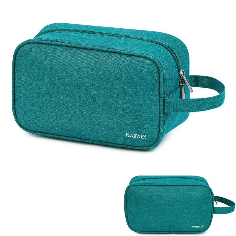 Narwey Foldable Travel Duffel Bag With Toiletry Organizer Traveling Dopp Kit Shaving Bag