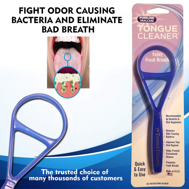 [Australia] - Tongue Scraper Cleaner - the Tongue Cleaner - End Bad Breath and Freshens Breath - Eliminate Bad Breath - Bad Breath Treatment (Color May Vary) Colors Will Vary 