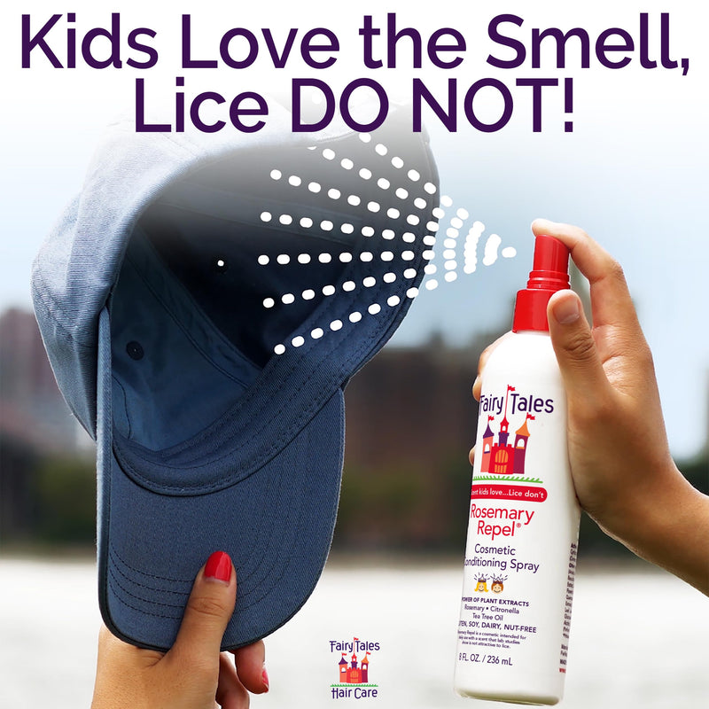 [Australia] - Fairy Tales Rosemary Repel Daily Kids Conditioning Spray ‚Äì Kids Like the Smell, Lice Do Not, 8 fl oz. (Pack of 1) 8 Fl Oz (Pack of 1) 