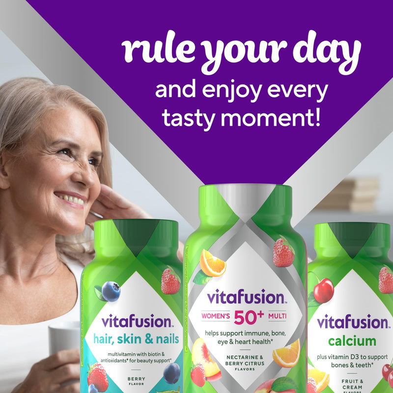 [Australia] - Vitafusion Women's 50+ Daily Multivitamin, Gummy Vitamins, 120 Ct 