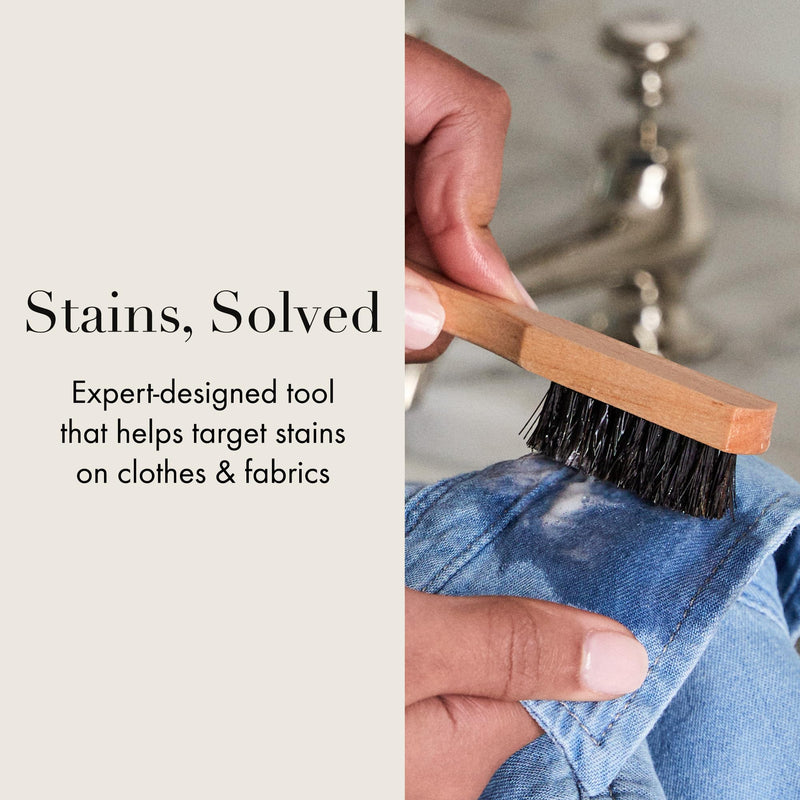[Australia] - The Laundress Stain Brush, Laundry Brush for Stain Removal, Stain Brush for Clothes, Small Brush for Cleaning Small Spaces, Home Cleaning 1 Count (ACSTBNS001) 