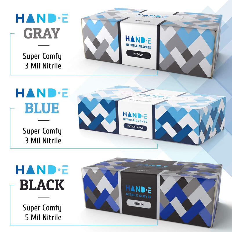 [Australia] - Blue Nitrile Disposable Gloves Medium | 100-Pack | Latex-Free for Medical, Surgical, Cleaning, Food Prep, Cooking, Tattoo, Hair Dye, Mechanics Non-Rubber Non-Plastic 