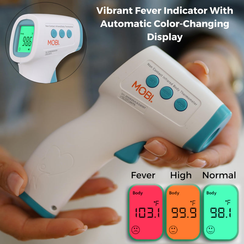 [Australia] - MOBI - Non-Contact Forehead Digital Thermometer with Object Temperature Mode - Touchless Fever Thermometer 
