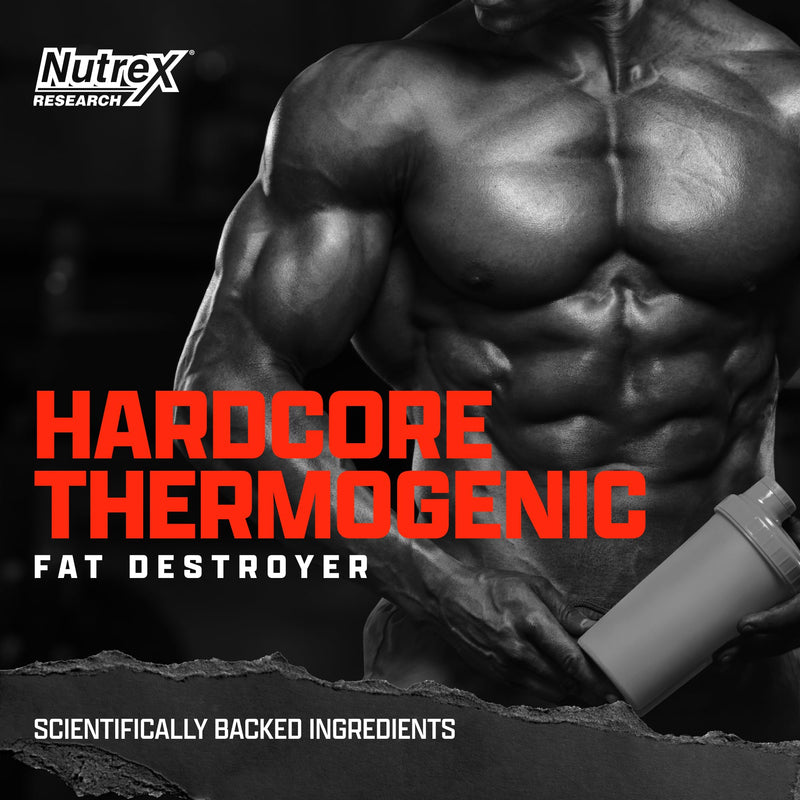 [Australia] - Nutrex Research Lipo-6 Hardcore Supplement, Supports Metabolism & Energy, Dietary Capsules – 60 Count 1 