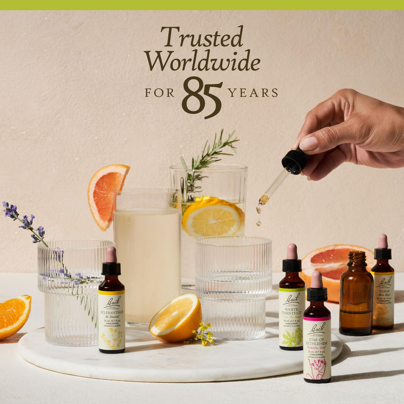 [Australia] - Bach Original Flower Remedies, White Chestnut - Calm The Mind - Natural Homeopathic Flower Essence for Emotional Balance - Vegan, Gluten Free, Sugar Free - 20mL Dropper 