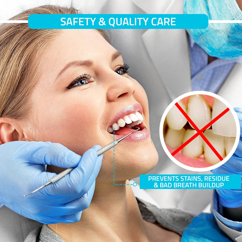 [Australia] - Utopia Care Professional Dental Tartar Scraper Tool - Dental Pick, Double Ended Tartar Remover for Teeth, Plaque Remover, Tooth Scraper (6 Inch, Silver, 1) 6 Inch 