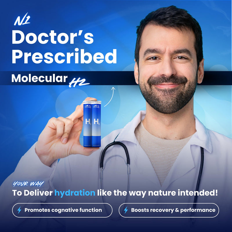 [Australia] - PHM Hydrogen Water Tubes, Tablets for Drinking Water - H2 Molecular Tabs | Magnesium Pills, Electrolytes Hydration Supplement to Support Healthy Aging & Energy Boost | 90 Tablets, 3 Months Supply 