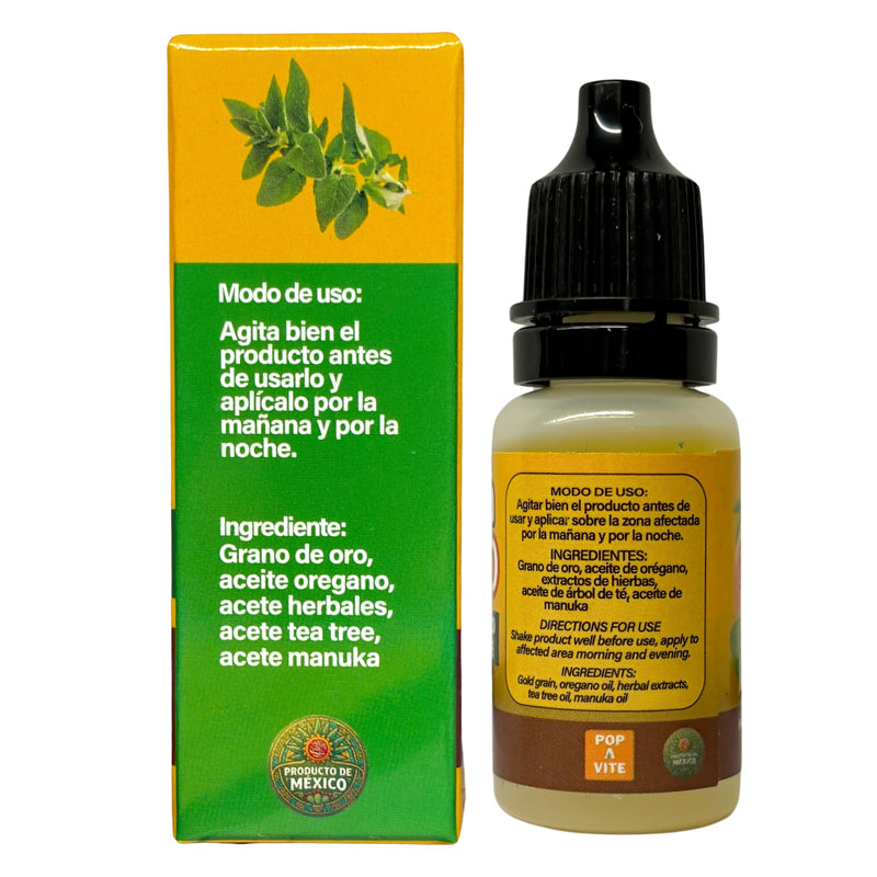Anikila Hongo Herbal Extract Oregano Tea Tree Drop for Nail & Skin Support