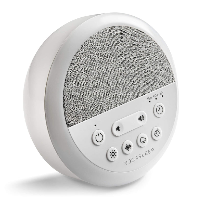 [Australia] - Yogasleep Nod White Noise Sound Machine, With Soft Night Light & Sleep Timer, 20 Sound Options Including Lullabies, Nature & Pink Noise, Sleep Aid For Baby & Adults, Noise Canceling For Office Privacy 