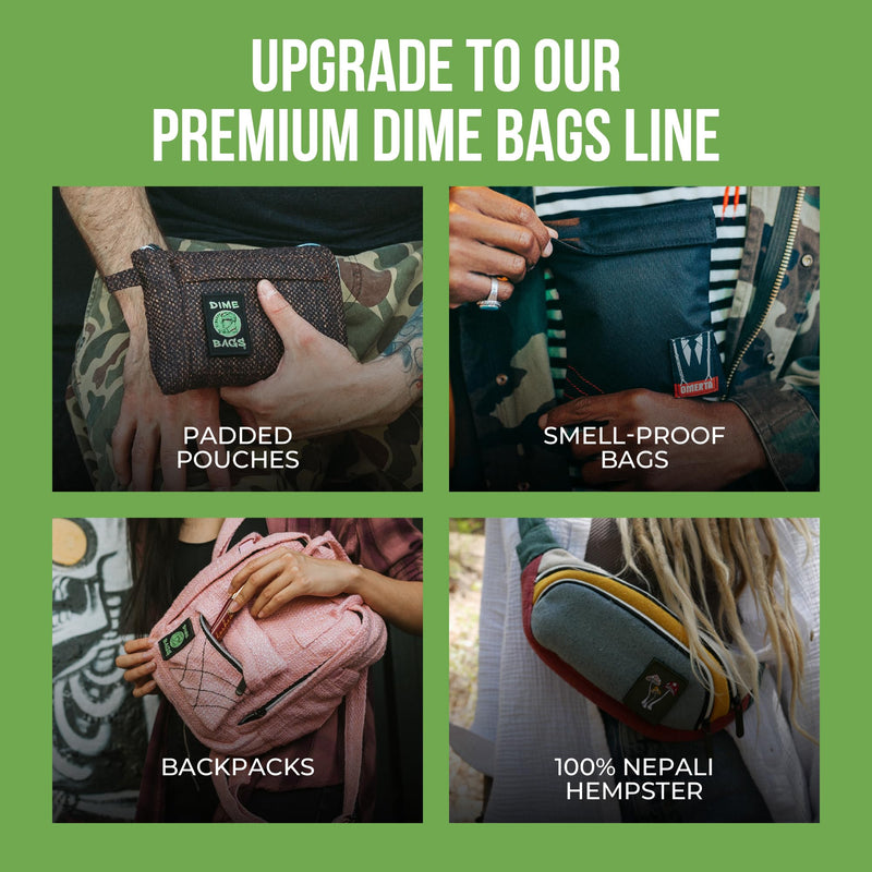 Nickel Bags Padded Drawstring Duffle Tube, Hemp Protective Sling Bag with Soft Velour Interior, Breakable-Safe Storage for Glass & Gear, Durable Zipper & Strap (10 Inch, Red) 10 Inch (Pack of 1)