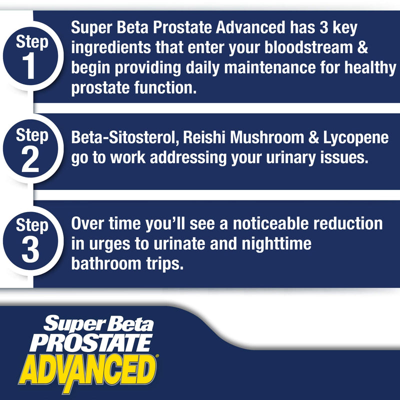 [Australia] - Advanced ‚Äì Promote Sleep, Support Bladder Emptying. Prostate Support Supplement for Men's Health with Beta Sitosterol, not Saw Palmetto. (120 Caplets, 2-Pack) 60 Count (Pack of 2) 