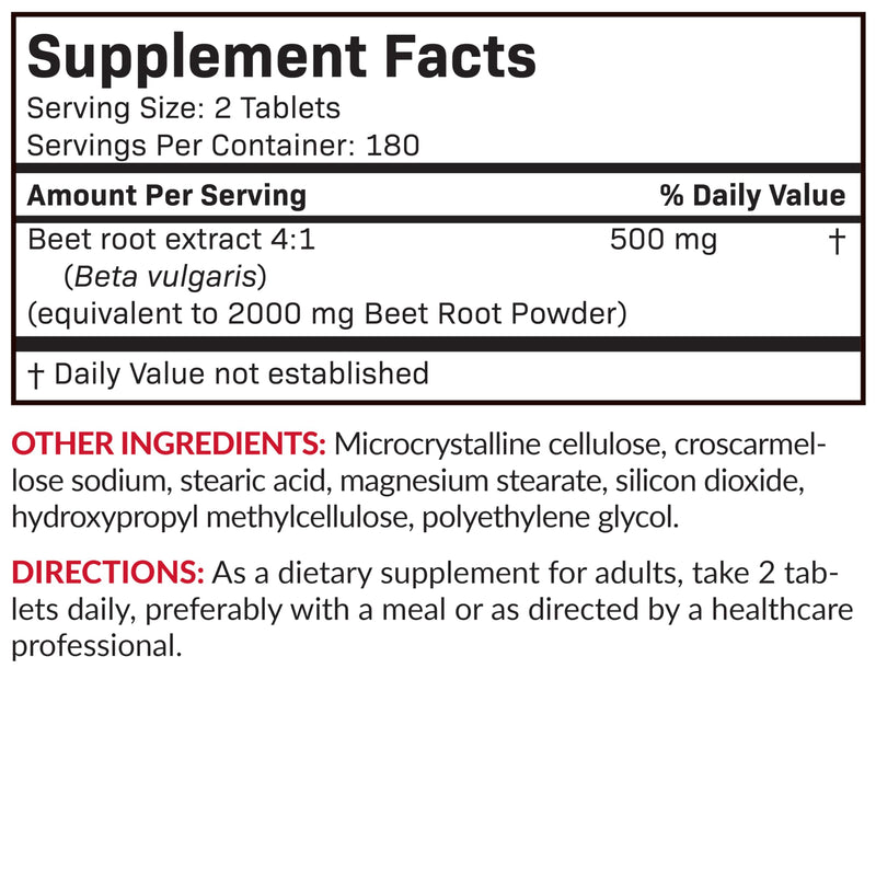 [Australia] - Futurebiotics Beet Root Extra Strength, Non-GMO, 360 Vegetarian Tablets 360 Count (Pack of 1) 