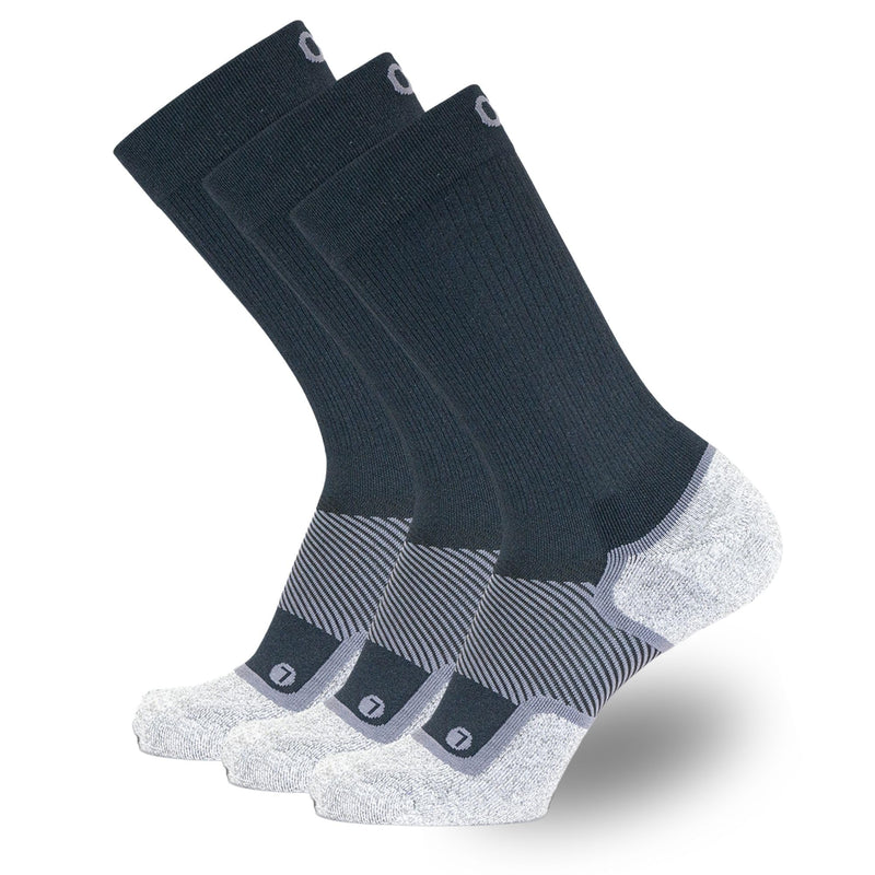 OrthoSleeve Non-binding Wellness Care Socks WC4… Large Black Crew