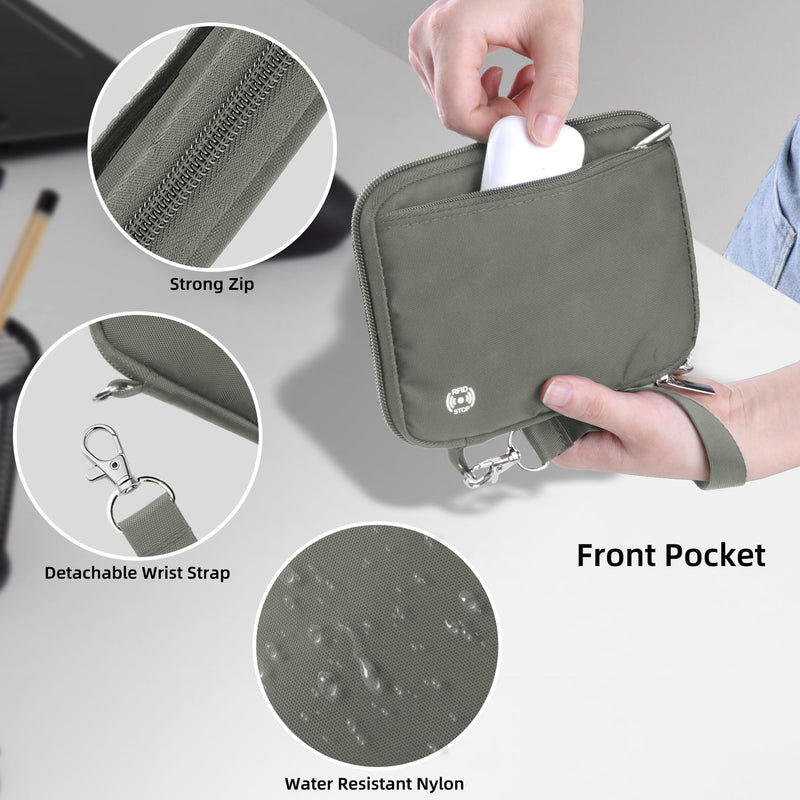 WALNEW Travel Accessories Bundle | RFID Blocking Passport Holder for 4 Passports | Travel Duffel Bag Weekender Overnight Carry On Bag for Women Men