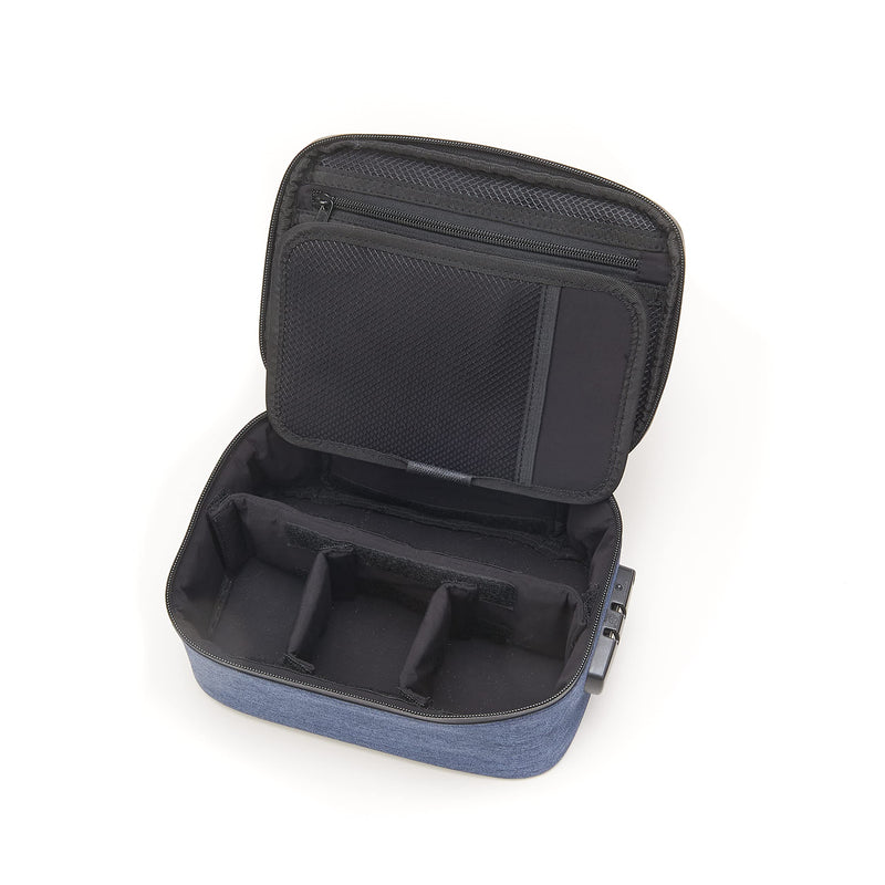 CANNY Smell Proof Case – Large Odor Eliminating Travel Pouch. Locking Bag – Odorless Container with Bamboo Charcoal and Activated Carbon - Storage Medicine Lock Lunch Box