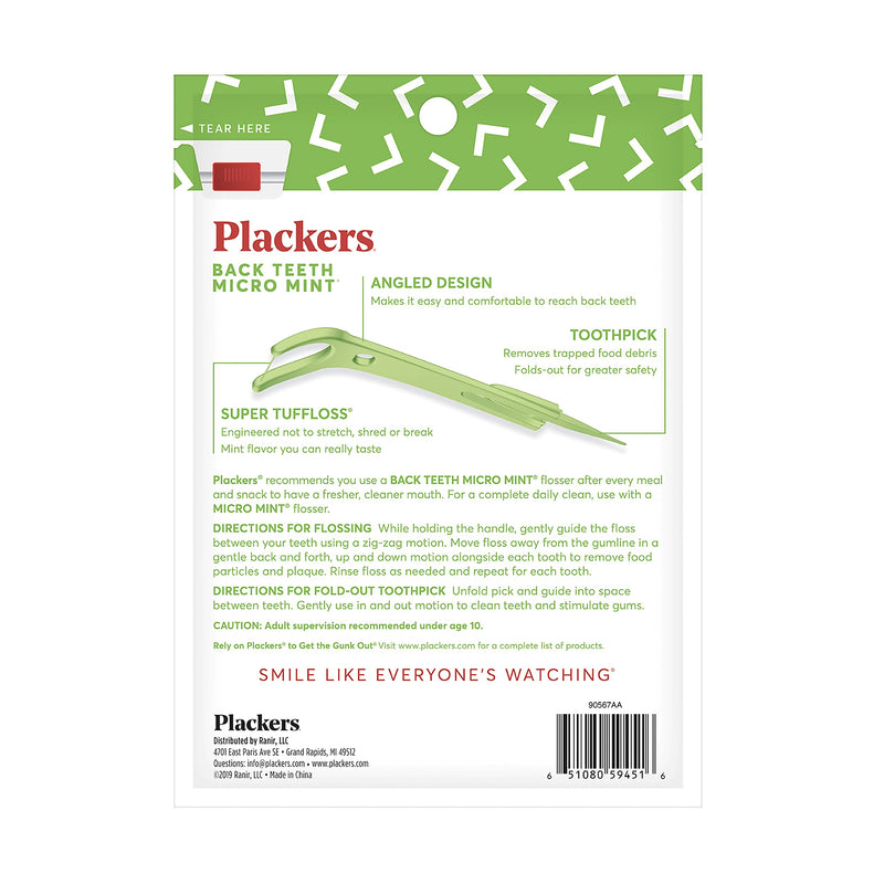 [Australia] - Plackers dental floss, right angle, 2x75 pieces 