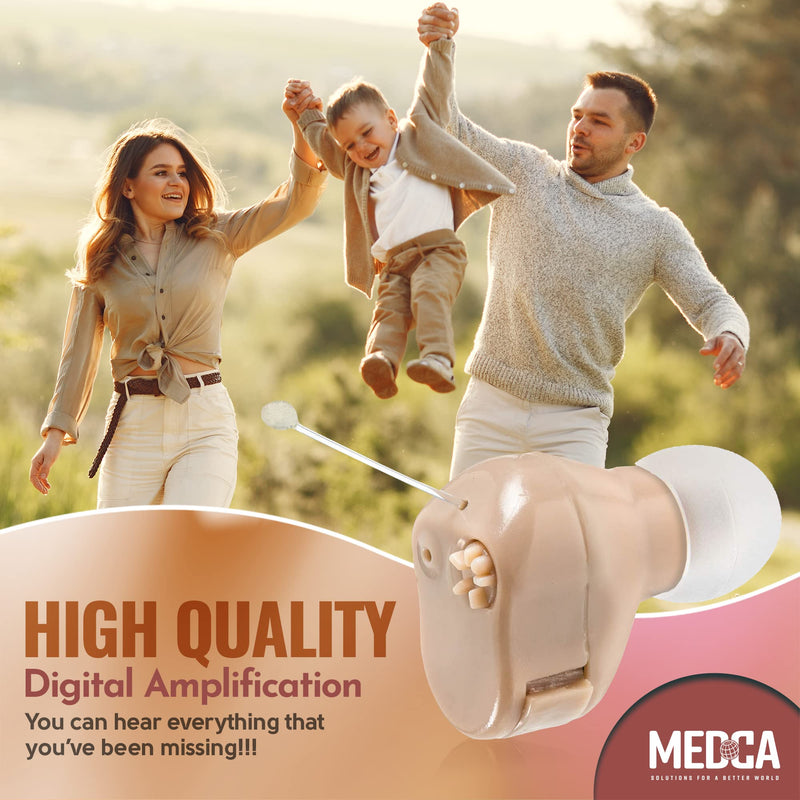 MEDca Hearing Ear ITC (Pair) "Extra Small" Second Generation