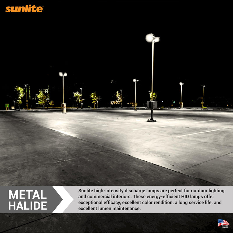 [Australia] - Sunlite 03650-SU MH150/U/MED M102 Metal Halide Lamp, 150 Watts, Pulse Start, Medium Base (E26), ED17, 15,000 Hours Life, 14000 Lumen, Clear Finish, 4000K 