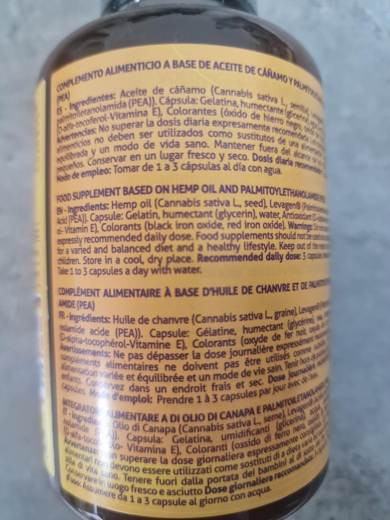 [Australia] - Kinoko Life PEA Palmitoylethanolamide 120 capsules. Gluten free 