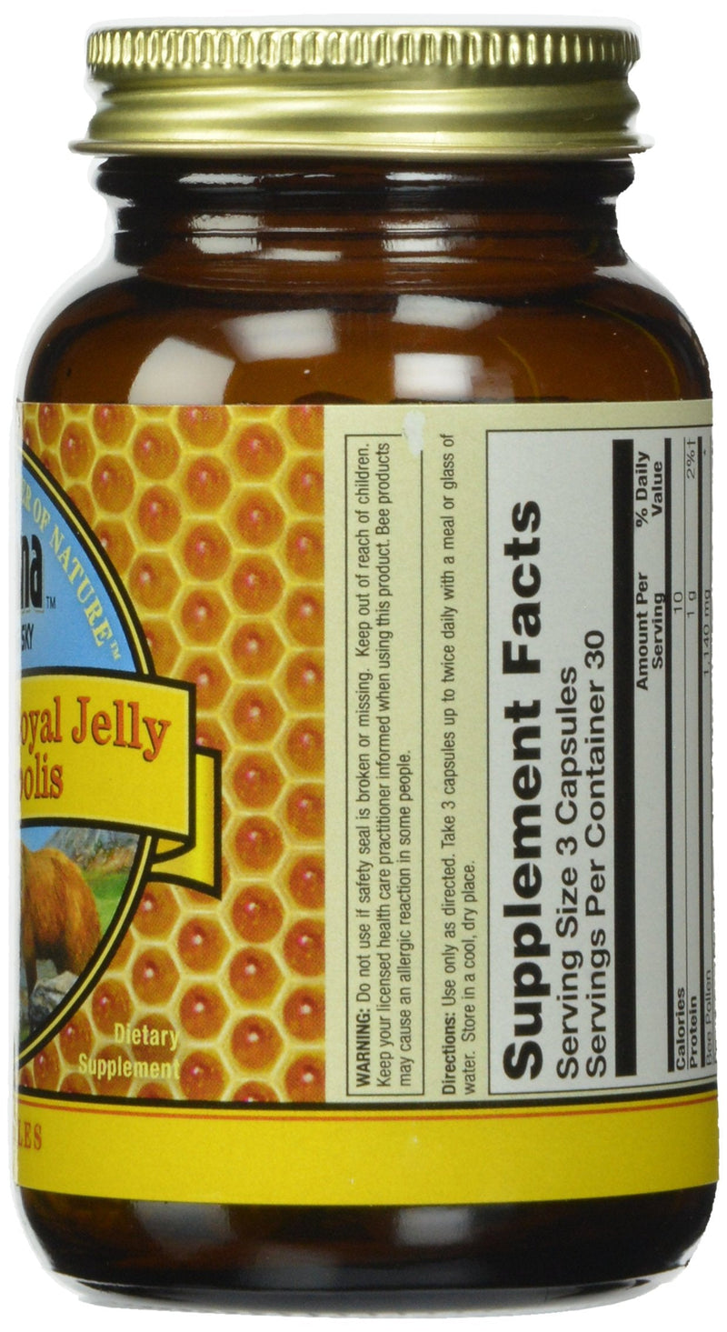 [Australia] - Honey Gardens Bee Pollen Royal Jelly and Propolis Capsules, 90 Count 