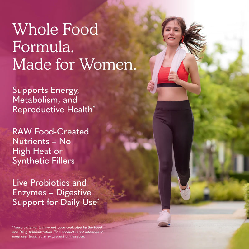 Garden of Life Vitamin Code Raw One for Women, Once Daily Women's Multivitamin - 75 Capsules, One a Day Vitamins Whole Food Iron, Probiotics for Digestive Health, Gluten Free Vegetarian 75 Count (Pack of 1)