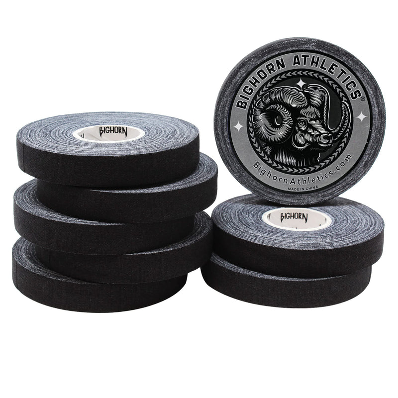 Bighorn Athletics Jiu-Jitsu Finger Tape, 0.5-Inch x 45-feet, 24 Rolls, Black, White & Green