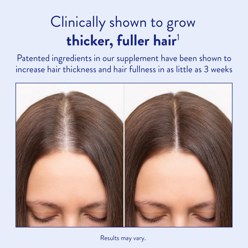 Routine Wellness Hair Growth Supplement with Biotin, 60 Count (Pack of 1) | Clinically tested hair growth vitamins for thicker, fuller-looking hair, vegetarian, gluten-free, 60 capsules per bottle 60 Count (Pack of 1)