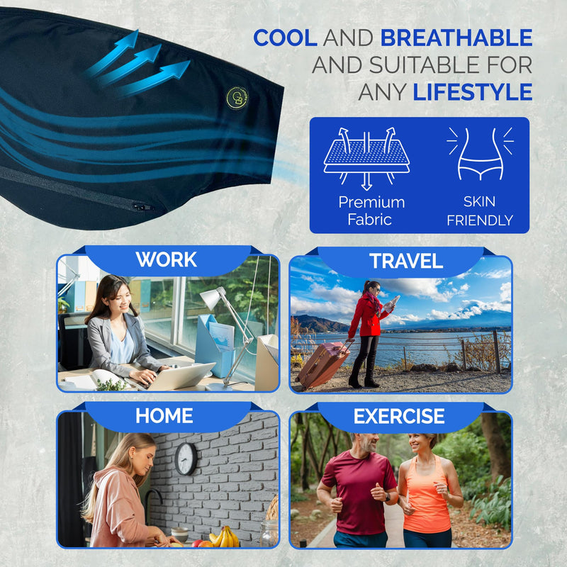 [Australia] - GBmates‚Ñ¢ Ostomy Belt Tessa Grey-Premium Comfort Ostomy Bag Covers, Breathable fabric, Colostomy Bag cover for men and women Medium 
