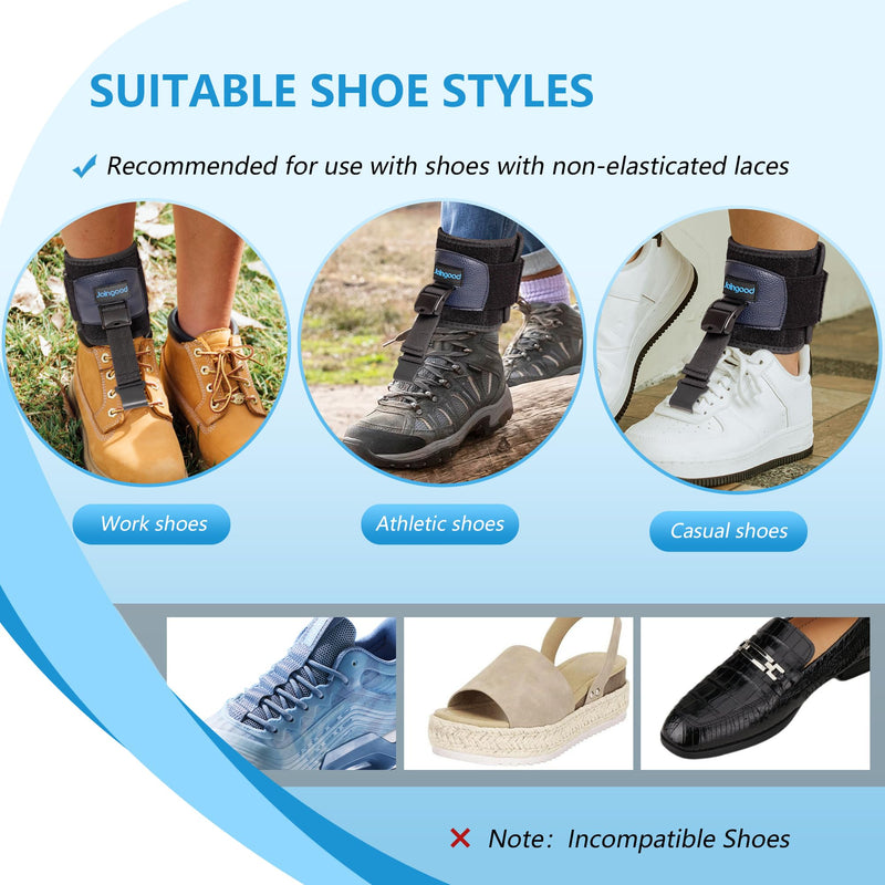 [Australia] - joingood AFO foot lift orthosis for walking, foot splint with shoes for foot drop, orthosis foot lift weakness for Achilles tendon, stroke, dorsiflexion of the foot, foot orthosis for left & right (L/XL) L/XL 