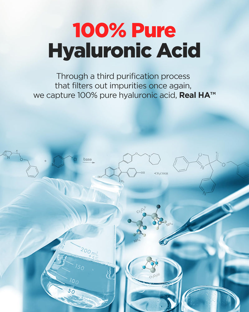 WELLAGE Real Hyaluronic Cream 100, Pure Hyaluronic Acid Korean Face Moisturizer with Ceramide Panthenol Squalane Vitamin B5 Niacinamide - Hydrating face moisturizer, Hypoallergenic, 1.69oz. | Hyaluronic Acid, Panthenol, Deep Hydration, Moisturization, ...