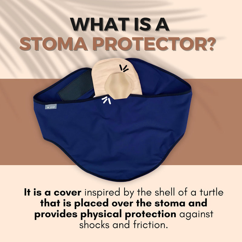 [Australia] - SIIL Stoma Protector | Stoma Guard Shield Protect your Stoma | Ostomy Bags & Ileostomy supplies | FREE 10pcs VELCRO‚Ñ¢ Stickers Beige 
