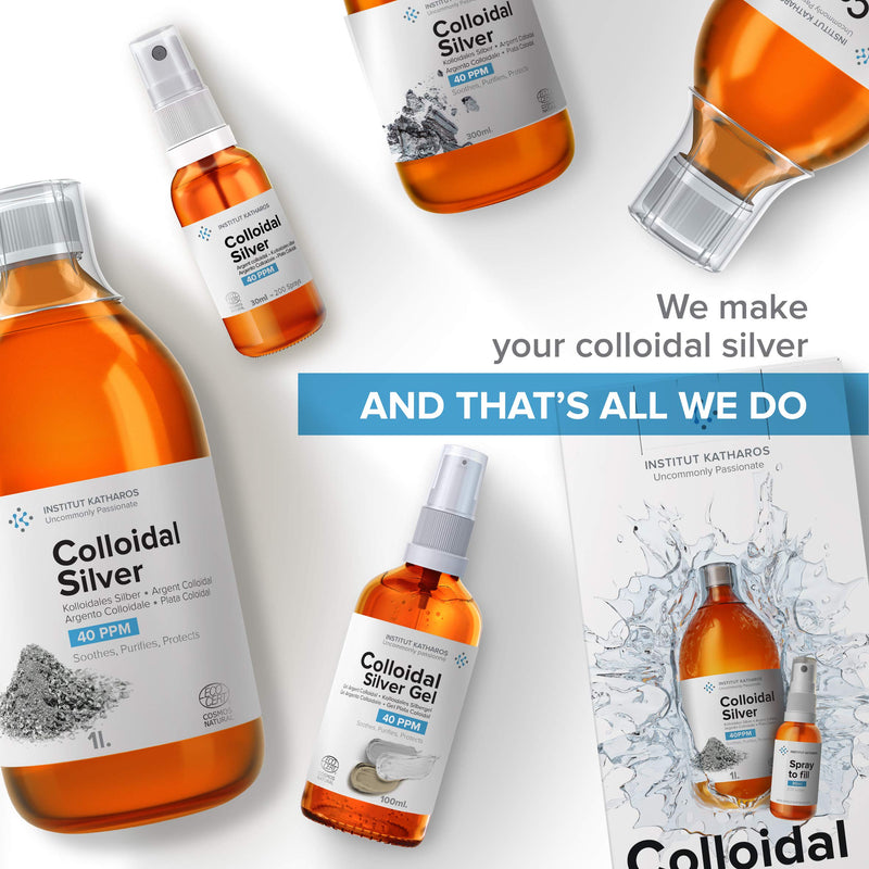 [Australia] - Colloidal Silver Liquid 10 fl oz & Spray to Fill ‚óè Bioactive Hydrosol Silver Water ‚óè Natural Immune Support Nano Sol Supplement Solution ‚óè Ionic Minerals 40 PPM ‚óè Organic Structured Plata Coloidal 10 Fl Oz (Pack of 1) 