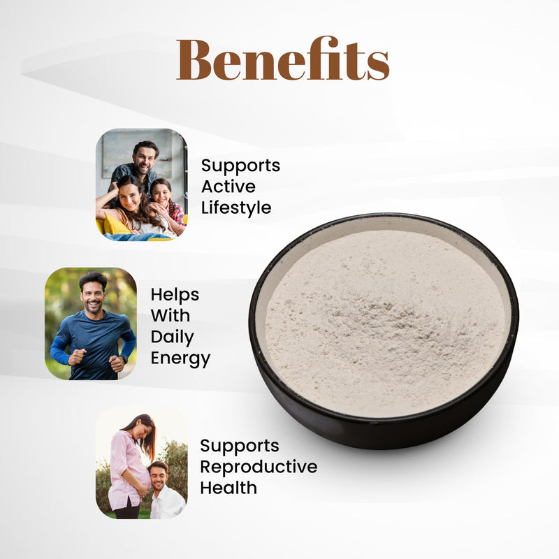 H&C Safed Musli Powder (Chlorphytum Borivillianum) - 227g | A 100% Natural Health Supplement 227g Powder