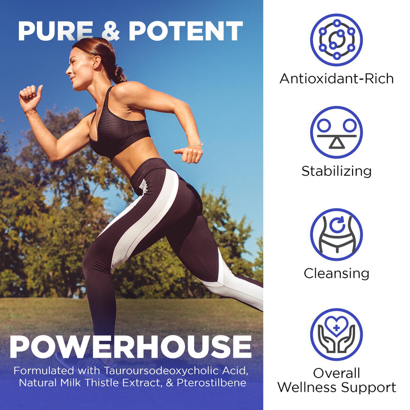 [Australia] - Nutrivein TUDCA+ Liver Support Supplement 1000mg - Liver Detox and Cleanse for Liver Health - 30 Day Supply (60 Capsules, Two Daily) 