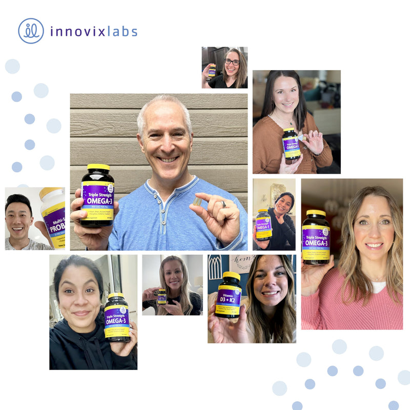 [Australia] - InnovixLabs Triple Strength Omega 3 Fish Oil Supplement, 900 mg, Pure EPA DHA Omega 3 Supplement Brain and Joints, Burpless Omega-3 for Women and Men with Enteric Coating, 200 Capsules 