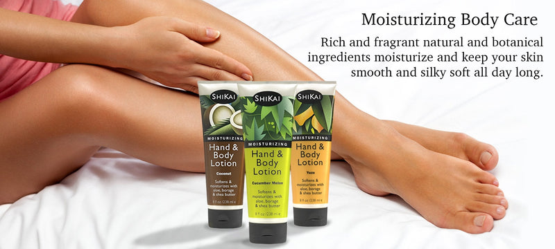 ShiKai Sandalwood Hand & Body Lotion (8oz, Pack of 3) | Daily Moisturizing Skincare for Dry and Cracked Hands | With Aloe Vera & Vitamin E 8 Fl Oz (Pack of 3)