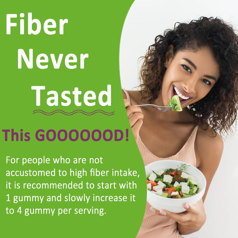 [Australia] - Fiber Gummies for Adults, Sugar Free 10g Prebiotic Fiber Supplement with Digestive Enzymes, Probiotics & 100mg Betaine for Digestive & Gut Health and Regulate Bowel Movement, Vegan, Gelatin Free,120ct 60 Count (Pack of 2) 