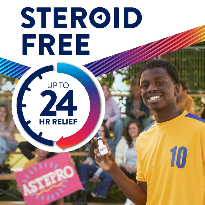 [Australia] - Astepro Nasal Spray and Tissue Bundle, 24-Hour Allergy Relief, Steroid-Free Azelastine HCI, Nasal Congestion, Runny & Itchy Nose, 200 Metered Sprays (Packaging May Vary) 200 Count Bundle 