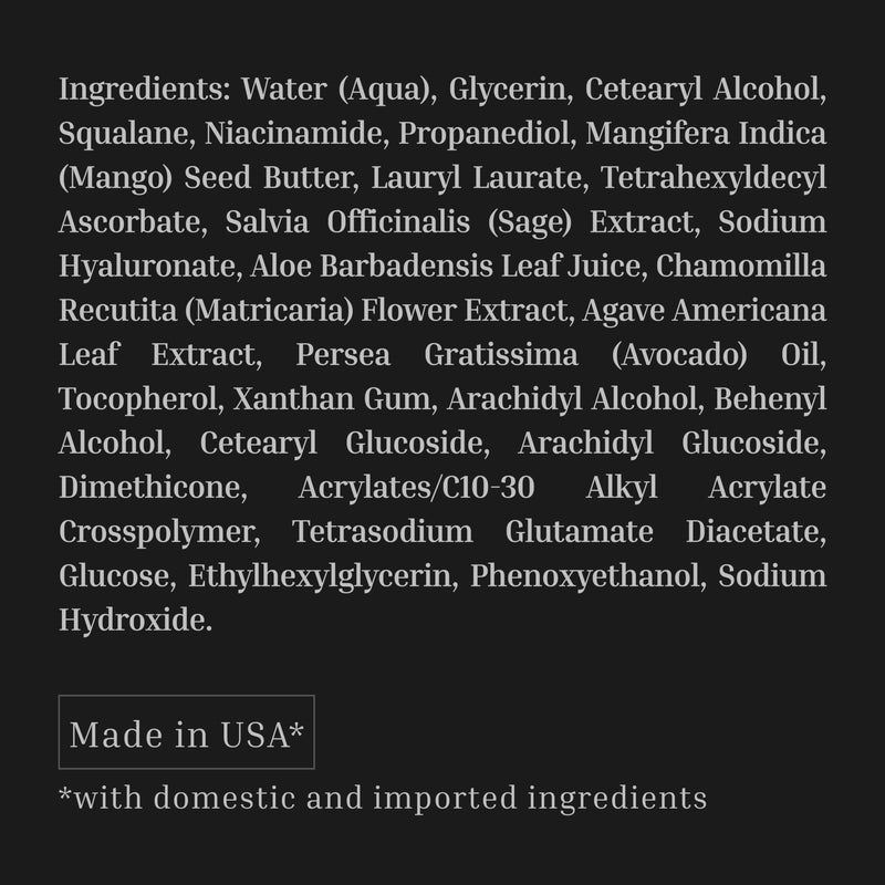 Men’s Face Moisturizer – Matte Finish, Fast-Absorbing, Non-Greasy Hydrating Cream for Dry & Aging Skin with Hyaluronic Acid, Vitamin C, Niacinamide & Aloe Vera – Unscented, Made in USA, 2 oz