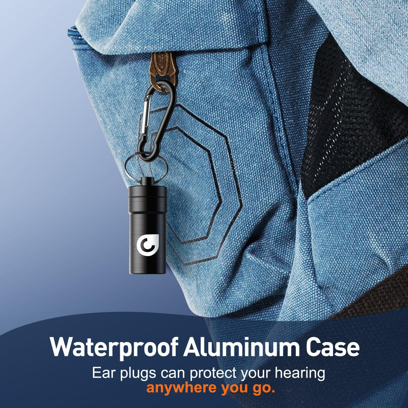 [Australia] - Reure High Fidelity Concert Ear Plugs, Noise Cancelling Silicone Ear Plugs 2 Pairs Great for Concerts Loud Music, Musicians, Motorcycles, Airplanes, Raves, Hearing Protection -20 dB Blue 