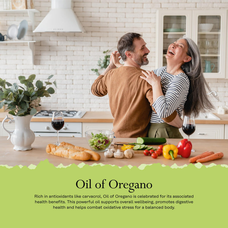 Solaray Oil of Oregano 150mg - 60 Vegan Softgels - Natural Source of Omega 3 & 6 Fatty Acids - High Strength Supplement with Extra Virgin Olive Oil for Gentle Digestion - Lab Verified