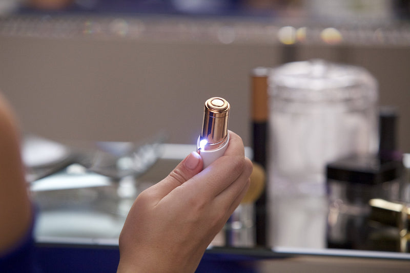 [Australia] - Finishing Touch Flawless Women's Painless Hair Remover , White/Rose Gold Rose Gold 