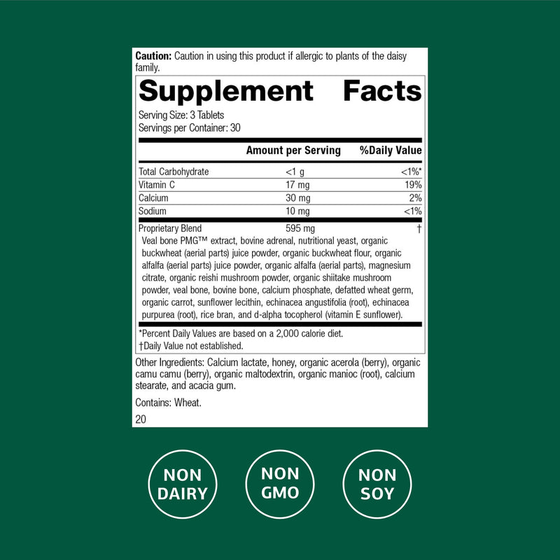 Standard Process Cataplex C, Immune & Bone Health Supplement, 90 Tablets | Supplement for Immune and Bone Health Support, Aids Healthy Skin and Connective Tissue, Includes Antioxidant Vitamin C 90 Count (Pack of 1)