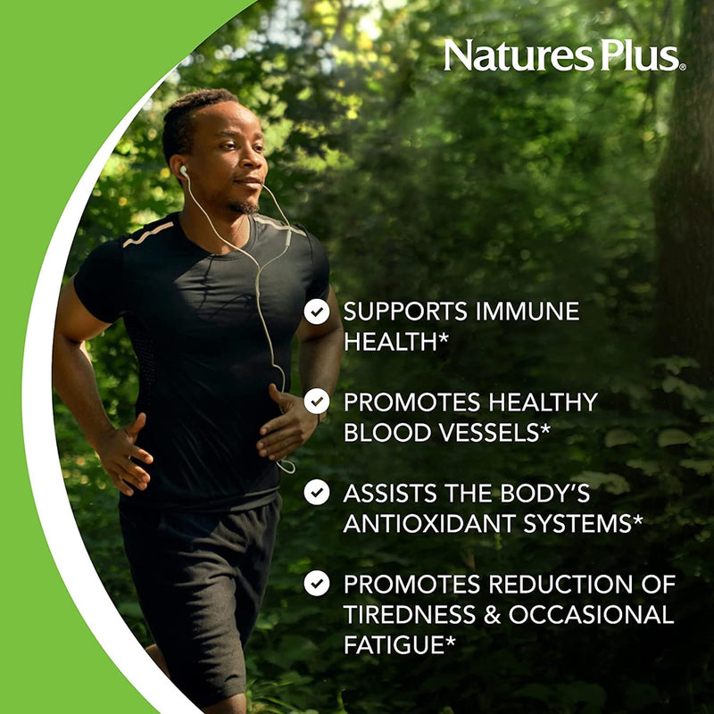 NaturesPlus Vitamin C 1000Mg with Rose Hips - Immunity, Collagen, Bone, Cartilage Support - High Potency, Sustained Release - Gluten Free, Vegetarian - 60 Tablets 1 count (Pack of 1)